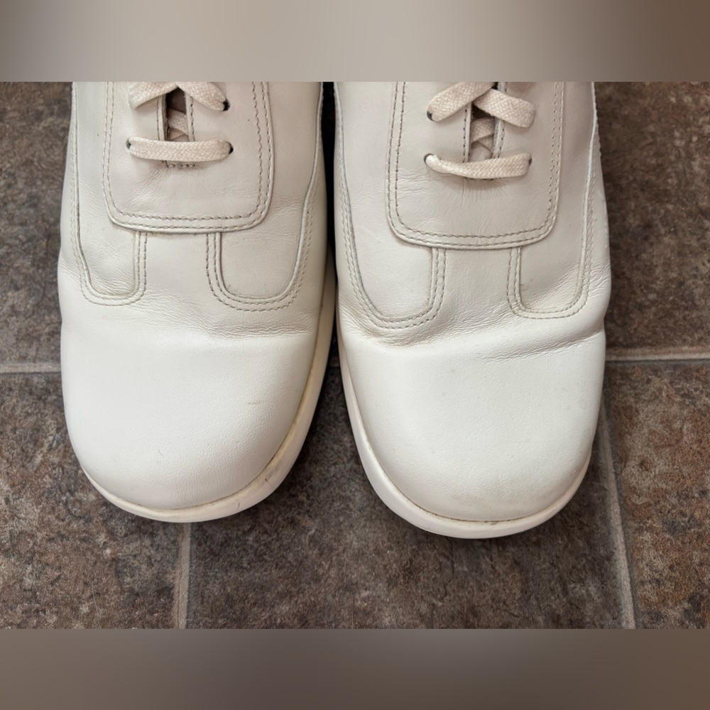 Cole Haan White Leather Sneakers - Picture 7 of 15